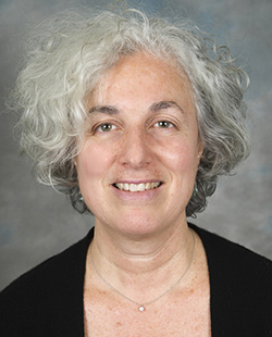 Studio portrait of Valerie Ross.